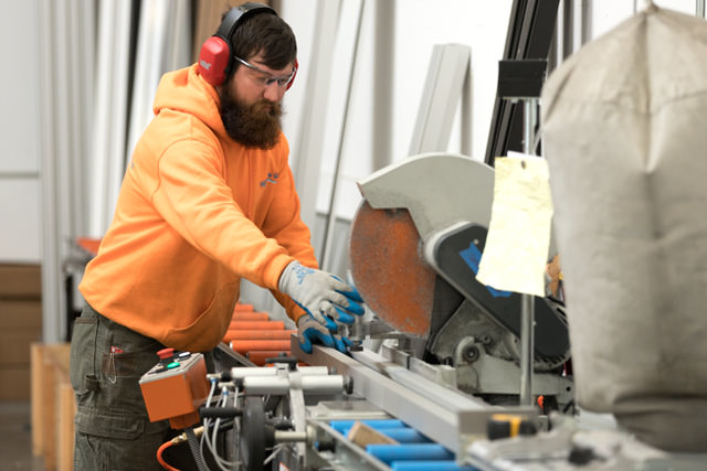 Fabricating a door frame